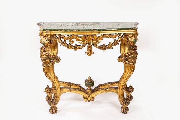 Consolle in stile Luigi XV, secolo XIX  - Asta Incanti d'Arte - Associazione Nazionale - Case d'Asta italiane