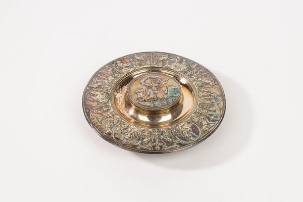 Calamaio in metallo argentato  - Asta Incanti d'Arte - Associazione Nazionale - Case d'Asta italiane