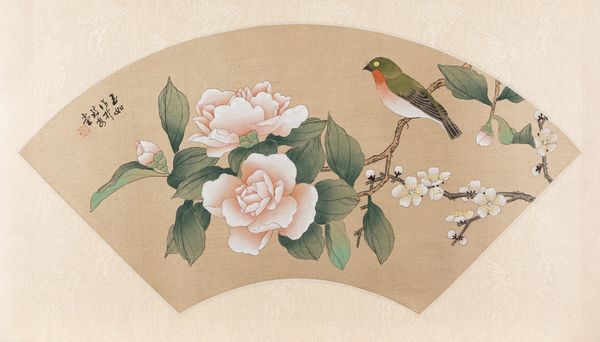 CINQUE VENTAGLI DIPINTI SU SETA  - Asta Incanti d'Arte - Associazione Nazionale - Case d'Asta italiane