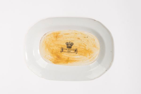 Lotto composto da un'alzata e un piattino in porcellana policroma, manifatture del secolo XIX/XX  - Asta Incanti d'Arte - Associazione Nazionale - Case d'Asta italiane