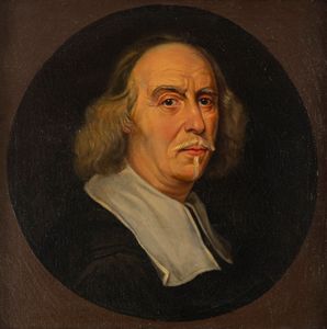 Maniera di Giovanni Battista Gaulli, detto il Baciccia - Ritratto di Gian Lorenzo Bernini