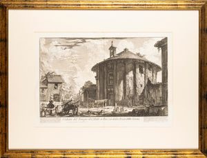 Lotto composto da tre stampe raffiguranti vedute di Roma  - Asta Incanti d'Arte - Associazione Nazionale - Case d'Asta italiane