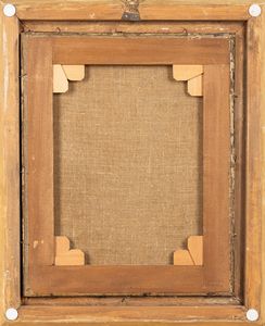 Scuola veneta, fine secolo XVIII - inizi secolo XIX : Ritratto di gentildonna con fiori  - Asta Incanti d'Arte - Associazione Nazionale - Case d'Asta italiane