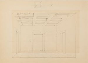 Ippolito Caffi : Studi di prospettiva  - Asta Incanti d'Arte - Associazione Nazionale - Case d'Asta italiane