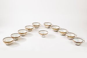 Servizio da tè in porcellana policroma, Giappone inizi secolo XX  - Asta Incanti d'Arte - Associazione Nazionale - Case d'Asta italiane
