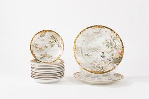 Servizio da tè in porcellana policroma, Giappone inizi secolo XX  - Asta Incanti d'Arte - Associazione Nazionale - Case d'Asta italiane