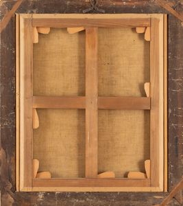 Scuola dell'Italia settentrionale, secolo XVIII : Ritratto di gentildonna a mezzo busto con fiocco rosso  - Asta Incanti d'Arte - Associazione Nazionale - Case d'Asta italiane