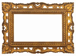 Lotto composto da tre cornici in legno intagliato e dorato  - Asta Incanti d'Arte - Associazione Nazionale - Case d'Asta italiane