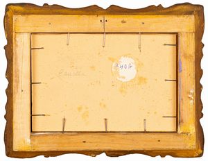 Scuola italiana, secolo XIX : Scorcio sul lago di Lugano  - Asta Incanti d'Arte - Associazione Nazionale - Case d'Asta italiane