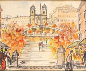 Piero Patti - Roma, Trinità dei Monti