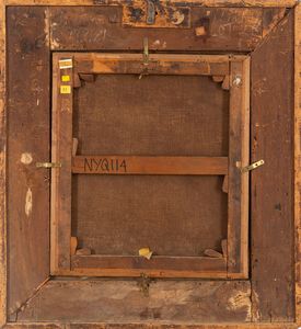 Scuola veneta, fine secolo XVI - inizi secolo XVII : Ritratto virile a mezzo busto  - Asta Incanti d'Arte - Associazione Nazionale - Case d'Asta italiane