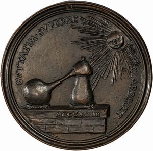 Lotto di nove medaglie commemorative in bronzo. Fine secolo XVII/metà secolo XVIII  - Asta Incanti d'Arte - Associazione Nazionale - Case d'Asta italiane