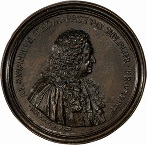 Lotto di nove medaglie commemorative in bronzo. Fine secolo XVII/metà secolo XVIII  - Asta Incanti d'Arte - Associazione Nazionale - Case d'Asta italiane