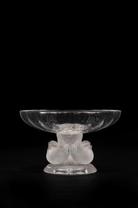 LALIQUE : Coppa Nogent in cristallo  - Asta Incanti d'Arte - Associazione Nazionale - Case d'Asta italiane