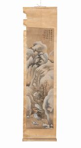 TRE DIPINTI SU SETA  - Asta Incanti d'Arte - Associazione Nazionale - Case d'Asta italiane