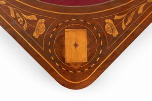 Tavolino da gioco Luigi XVI, Olanda, secolo XVIII  - Asta Incanti d'Arte - Associazione Nazionale - Case d'Asta italiane