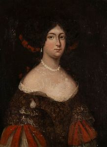 Scuola dell'Italia settentrionale, secolo XVII - Ritratto di gentildonna