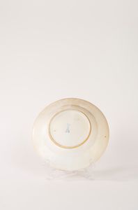 Set di sei piatti in porcellana policroma, manifattura di Meissen, secolo XIX  - Asta Incanti d'Arte - Associazione Nazionale - Case d'Asta italiane