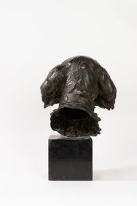 Alessandro Laforet : Testa di segugio in bronzo  - Asta Incanti d'Arte - Associazione Nazionale - Case d'Asta italiane