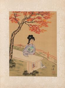 SEI DIPINTI SU SETA  - Asta Incanti d'Arte - Associazione Nazionale - Case d'Asta italiane