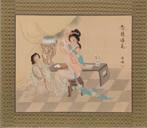 SEI DIPINTI SU SETA  - Asta Incanti d'Arte - Associazione Nazionale - Case d'Asta italiane