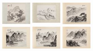 SEI DIPINTI SU CARTA  - Asta Incanti d'Arte - Associazione Nazionale - Case d'Asta italiane