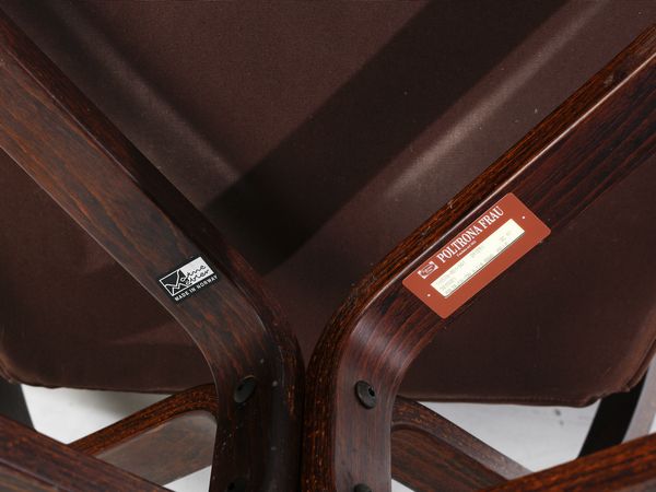 SIGURD RESSEL : Poltrona mod. Falcon per Poltrona Frau.  - Asta Asta 503 | DESIGN E ARTI DECORATIVE DEL NOVECENTO Virtuale - Associazione Nazionale - Case d'Asta italiane