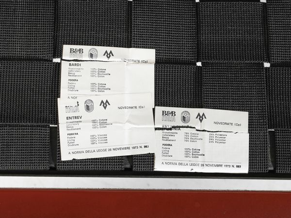 ANTONIO CITTERIO : Poltrona Baisity per B&B.  - Asta Asta 503 | DESIGN E ARTI DECORATIVE DEL NOVECENTO Virtuale - Associazione Nazionale - Case d'Asta italiane