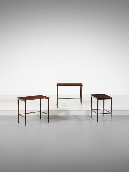 MANIFATTURA ITALIANA : Tre tavolini a nido.  - Asta Asta 503 | DESIGN E ARTI DECORATIVE DEL NOVECENTO Virtuale - Associazione Nazionale - Case d'Asta italiane