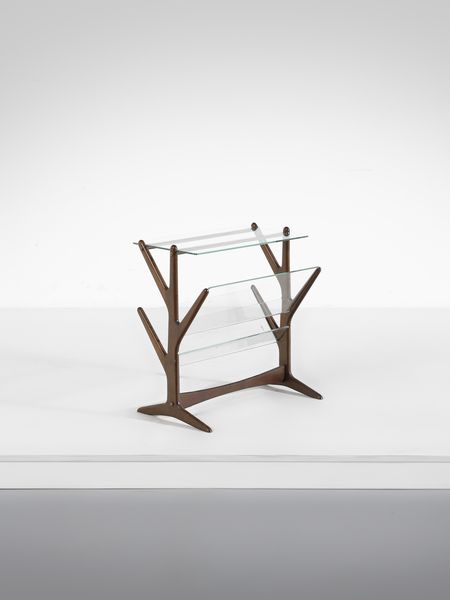 CESARE LACCA : attribuito. Tavolino portariviste.  - Asta Asta 503 | DESIGN E ARTI DECORATIVE DEL NOVECENTO Virtuale - Associazione Nazionale - Case d'Asta italiane