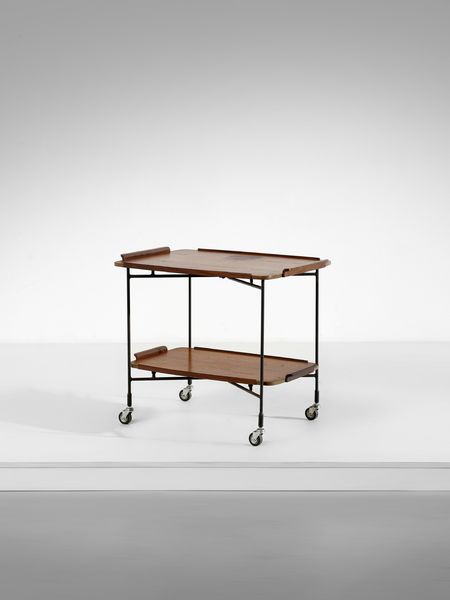 ARNE  VODDER : Carrellino per Vamo Mobler.  - Asta Asta 503 | DESIGN E ARTI DECORATIVE DEL NOVECENTO Virtuale - Associazione Nazionale - Case d'Asta italiane