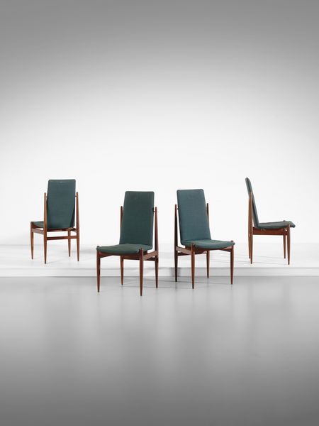 MANIFATTURA DANESE : Quattro sedie.  - Asta Asta 503 | DESIGN E ARTI DECORATIVE DEL NOVECENTO Virtuale - Associazione Nazionale - Case d'Asta italiane