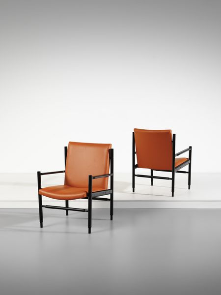 MANIFATTURA ITALIANA : Coppia di poltrone.  - Asta Asta 503 | DESIGN E ARTI DECORATIVE DEL NOVECENTO Virtuale - Associazione Nazionale - Case d'Asta italiane