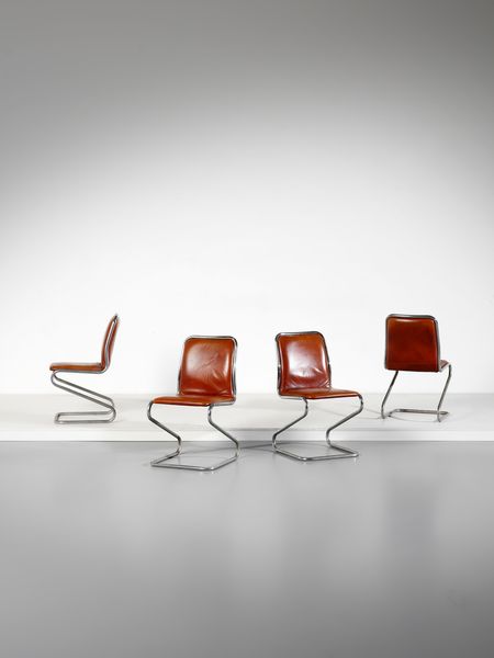 MANIFATTURA ITALIANA : Quattro sedie.  - Asta Asta 503 | DESIGN E ARTI DECORATIVE DEL NOVECENTO Virtuale - Associazione Nazionale - Case d'Asta italiane