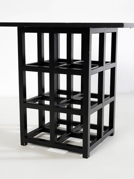 MANIFATTURA ITALIANA : Tavolo ispirato al mod. D.S.1 di Charles Rennie Mackintosh .  - Asta Asta 503 | DESIGN E ARTI DECORATIVE DEL NOVECENTO Virtuale - Associazione Nazionale - Case d'Asta italiane
