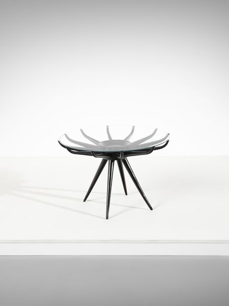 RENATO G. ANGELI, CARLO DE CARLI & LUIGI CLAUDIO OLIVIERI : Tavolino da salotto.  - Asta Asta 503 | DESIGN E ARTI DECORATIVE DEL NOVECENTO Virtuale - Associazione Nazionale - Case d'Asta italiane