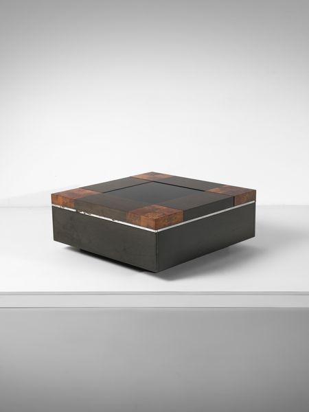 WILLY RIZZO : attribuito. Tavolino da salotto.  - Asta Asta 503 | DESIGN E ARTI DECORATIVE DEL NOVECENTO Virtuale - Associazione Nazionale - Case d'Asta italiane