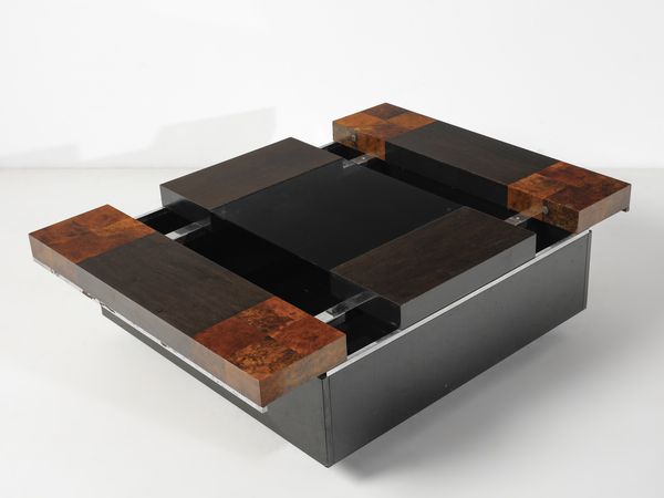 WILLY RIZZO : attribuito. Tavolino da salotto.  - Asta Asta 503 | DESIGN E ARTI DECORATIVE DEL NOVECENTO Virtuale - Associazione Nazionale - Case d'Asta italiane