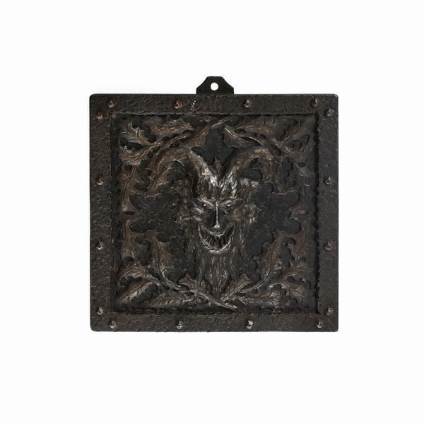 CORNELIO GHIRETTI : Placca raffigurante un satiro.  - Asta Asta 503 | DESIGN E ARTI DECORATIVE DEL NOVECENTO Virtuale - Associazione Nazionale - Case d'Asta italiane