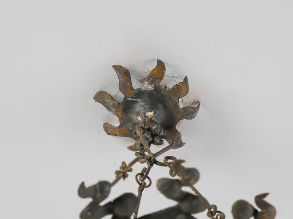 CORNELIO GHIRETTI : attribuito. Lampada a sospensione.  - Asta Asta 503 | DESIGN E ARTI DECORATIVE DEL NOVECENTO Virtuale - Associazione Nazionale - Case d'Asta italiane