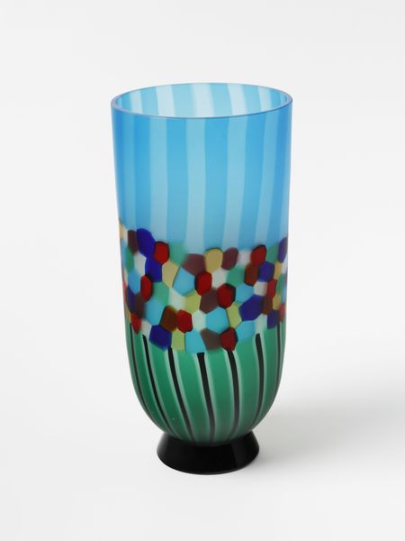 GIANPAOLO GHISETTI : Vaso a coppa con base troncoconica, Murano.  - Asta Asta 503 | DESIGN E ARTI DECORATIVE DEL NOVECENTO Virtuale - Associazione Nazionale - Case d'Asta italiane
