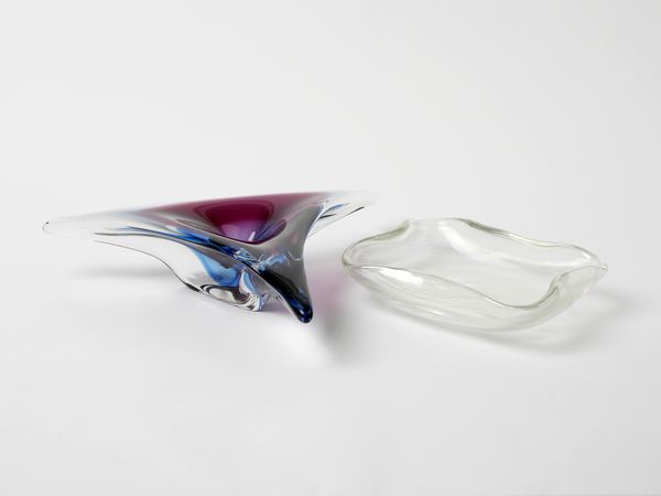 MANIFATTURA MURANESE : Due centrotavola.  - Asta Asta 503 | DESIGN E ARTI DECORATIVE DEL NOVECENTO Virtuale - Associazione Nazionale - Case d'Asta italiane