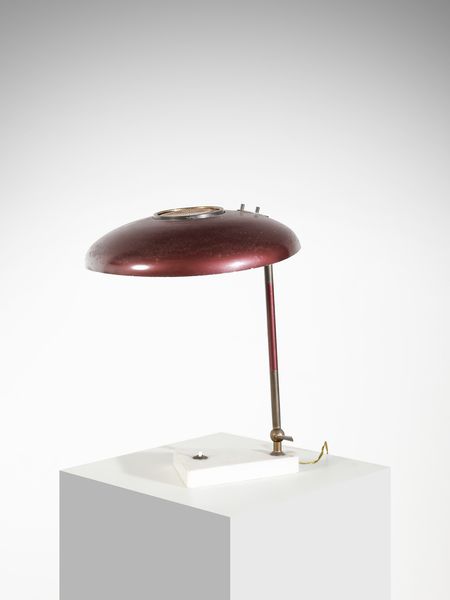 MANIFATTURA ITALIANA : Lampada da tavolo.  - Asta Asta 503 | DESIGN E ARTI DECORATIVE DEL NOVECENTO Virtuale - Associazione Nazionale - Case d'Asta italiane