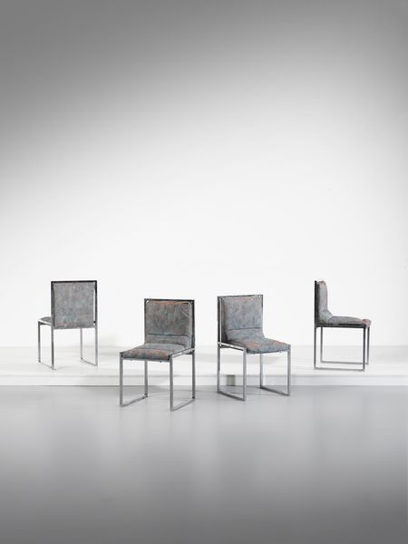 ROMEO REGA : Quattro sedie .  - Asta Asta 503 | DESIGN E ARTI DECORATIVE DEL NOVECENTO Virtuale - Associazione Nazionale - Case d'Asta italiane