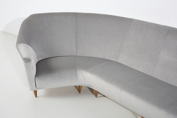 MANIFATTURA ITALIANA : Divano.  - Asta Asta 503 | DESIGN E ARTI DECORATIVE DEL NOVECENTO Virtuale - Associazione Nazionale - Case d'Asta italiane