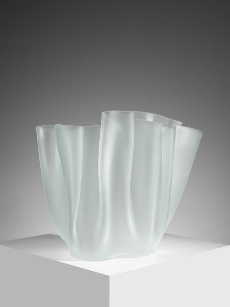 PIETRO CHIESA : attribuito. Vaso Cartoccio probabile produzione Fontana Arte, Milano.  - Asta Asta 503 | DESIGN E ARTI DECORATIVE DEL NOVECENTO Virtuale - Associazione Nazionale - Case d'Asta italiane