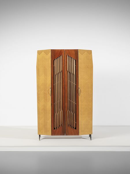 MANIFATTURA ITALIANA : Mobile da ingresso a quattro ante.  - Asta Asta 503 | DESIGN E ARTI DECORATIVE DEL NOVECENTO Virtuale - Associazione Nazionale - Case d'Asta italiane