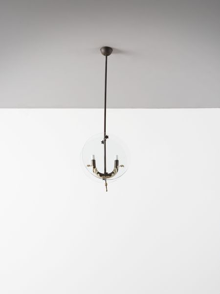 MANIFATTURA ITALIANA : Lampada a sospensione.  - Asta Asta 503 | DESIGN E ARTI DECORATIVE DEL NOVECENTO Virtuale - Associazione Nazionale - Case d'Asta italiane