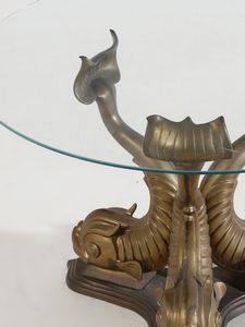 MANIFATTURA FRANCESE : Tavolino da salotto.  - Asta Asta 503 | DESIGN E ARTI DECORATIVE DEL NOVECENTO Virtuale - Associazione Nazionale - Case d'Asta italiane