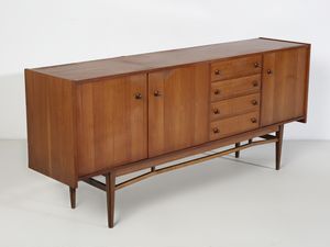 MANIFATTURA DANESE : Credenza.  - Asta Asta 503 | DESIGN E ARTI DECORATIVE DEL NOVECENTO Virtuale - Associazione Nazionale - Case d'Asta italiane